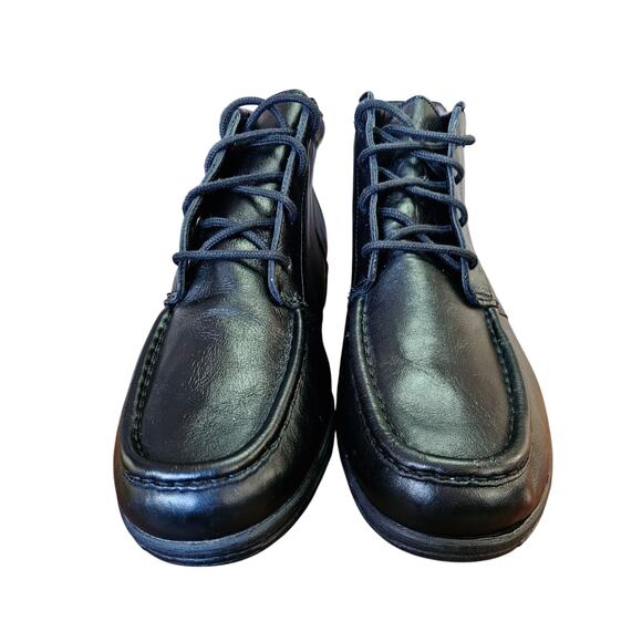 Red Wings Dunoon Chukka Adventure Gorpcore Black Leather Boots USA 13E - Picture 3 of 13